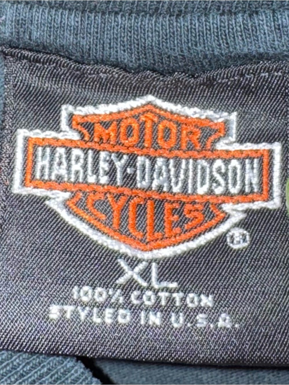 VTG 1998 Harley Davidson Motorcycles long sleeve shirt size XL - Picture 3 of 6
